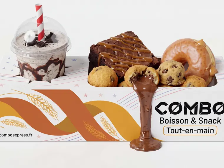 Milkshake, gaufres et cookies